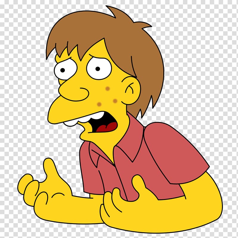 Homer Simpson Bart Simpson Squeaky Voiced Teen Comic Book Guy Character, the simpsons transparent background PNG clipart