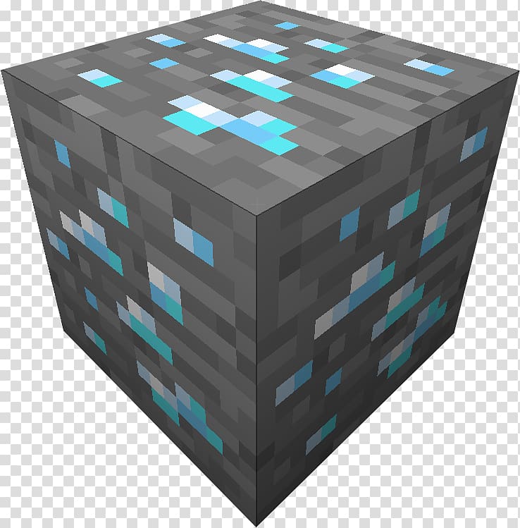 Minecraft Pattern, Diamond Ore transparent background PNG clipart