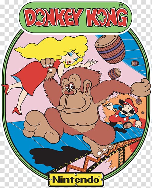Donkey Kong Jr. Donkey Kong: Barrel Blast Crazy Kong Golden age of arcade video games, Donkey Kong MARIO transparent background PNG clipart