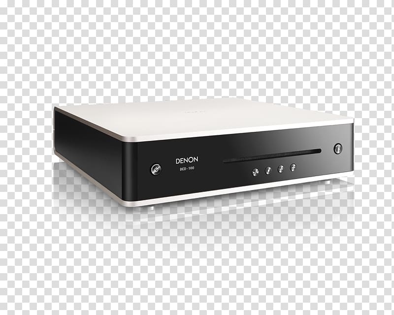 Denon CD player Compact disc High fidelity AV receiver, OT transparent background PNG clipart