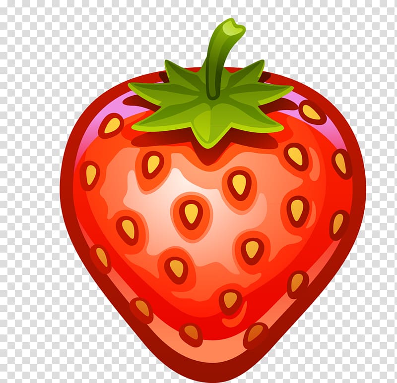 red strawberry illustration, Fruit Connect Deluxe Match 3 Fruit Fruit Blast Bubble Fruit Match Fruit Jelly, strawberry transparent background PNG clipart