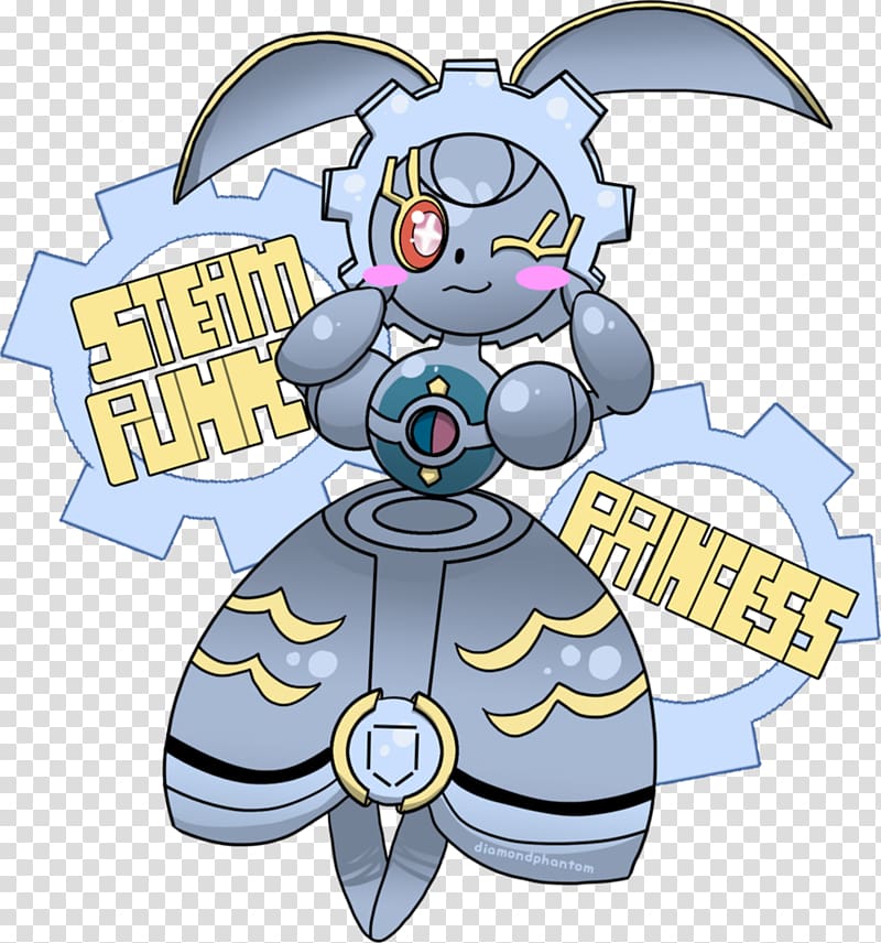 Pokémon Diamond and Pearl Magearna Fan art Anime, Princess punk transparent background PNG clipart