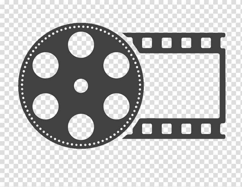 Film reel illustration, Roll film Logo Cinema, roll transparent