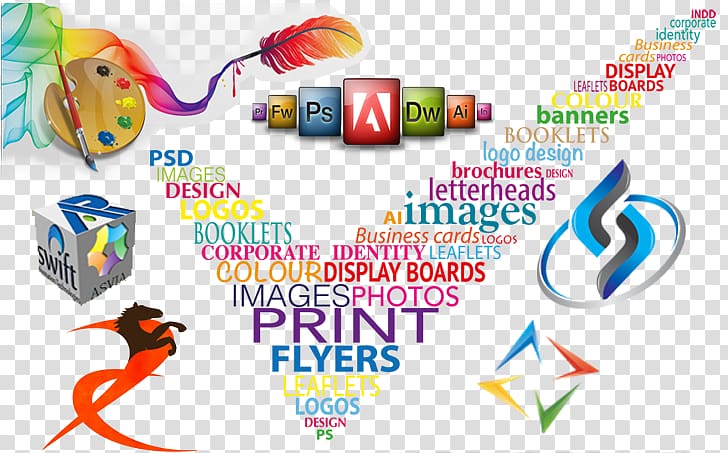 Logo Graphic design Web design, creative leaflets transparent background PNG clipart
