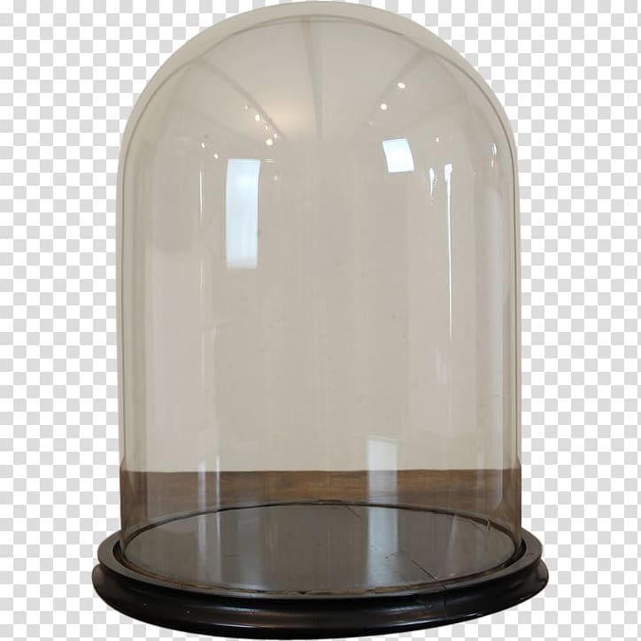 Glass Bell jar Dome Display case, glass transparent background PNG clipart