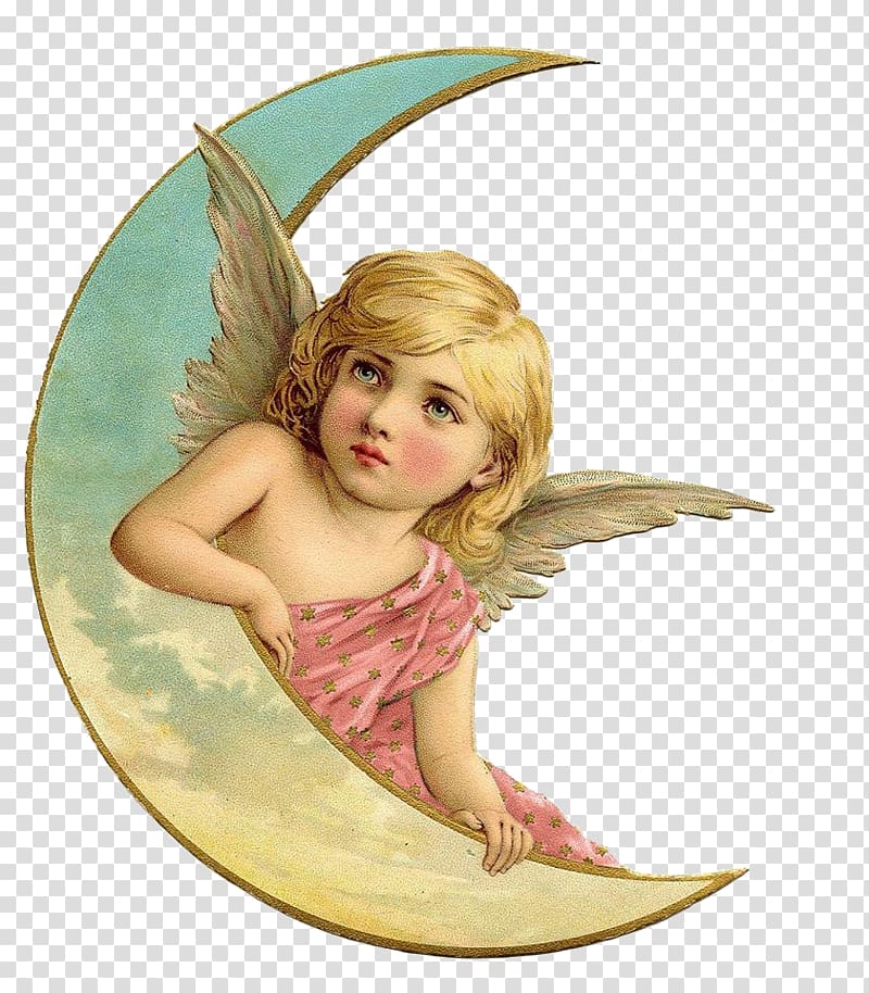 Cherub Vintage Christmas Guardian angel , angel transparent background PNG clipart