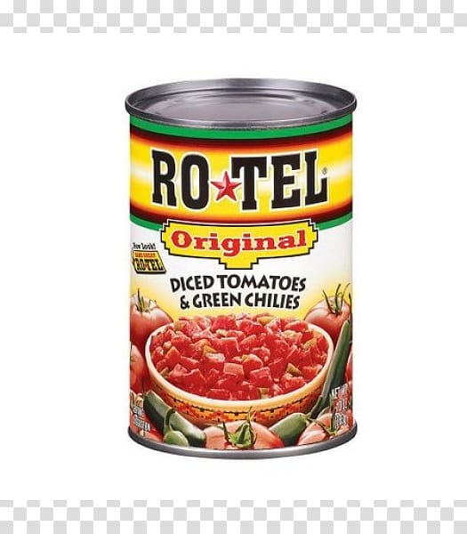 Chili con carne Ro-Tel Organic food Chili pepper Tomato, tomato transparent background PNG clipart