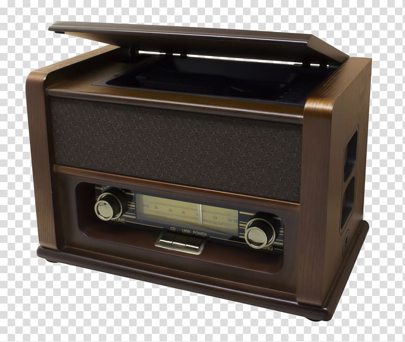 CD player Radio Compact disc FM broadcasting Stereophonic sound, retro nostalgia transparent background PNG clipart