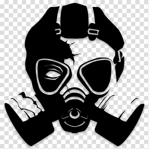 Bumper sticker Wall decal Polyvinyl chloride, gas mask transparent background PNG clipart
