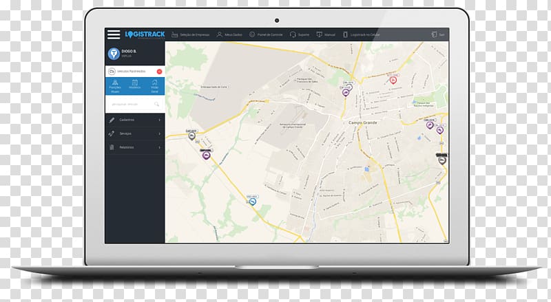 Computer Software GPS navigation software Logistrack Rastreamento Computing platform, macbook air transparent background PNG clipart