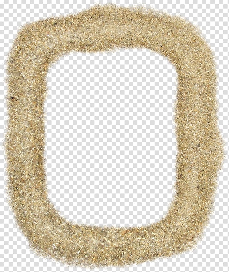 Sand Mortar Brick frame Wall, Golden sand box transparent background PNG clipart