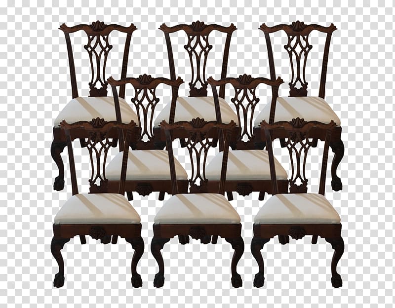 Table Wing chair Furniture Living room, Queen Anne Style Furniture transparent background PNG clipart