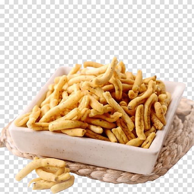 French fries Bikaneri bhujia Sev Food Spice, namkeen transparent background PNG clipart