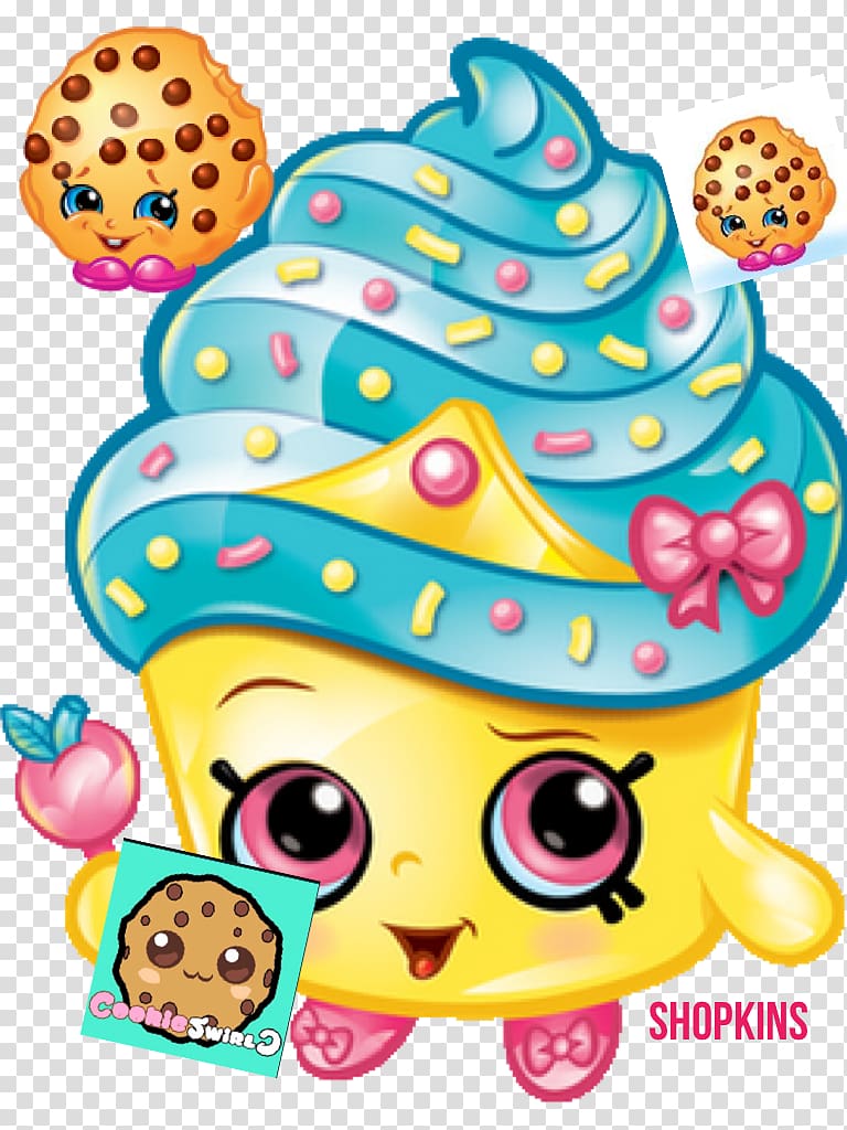 Shopkins Birthday Cupcake, Birthday transparent background PNG clipart