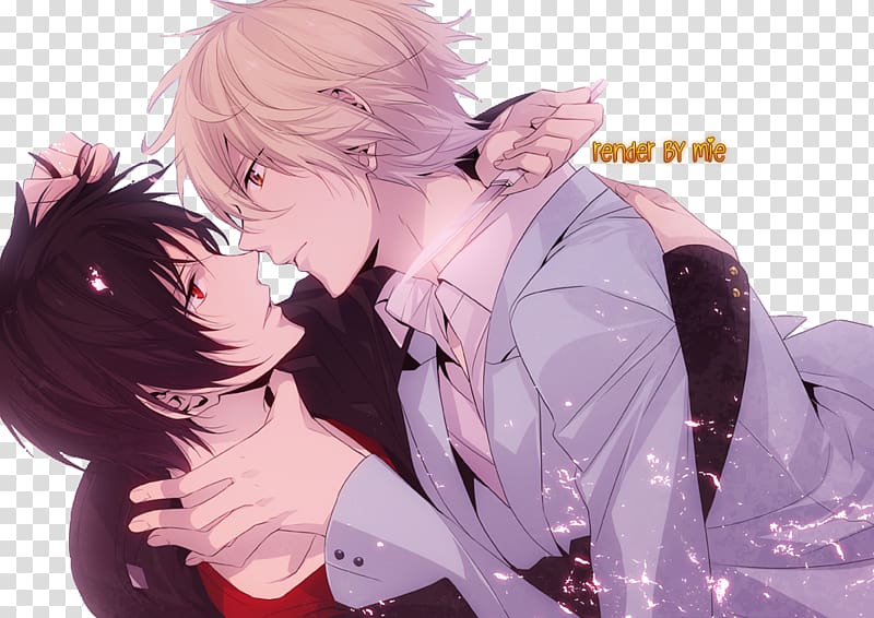 Yaoi Kiss Durarara!! Yuri Manga, anime couple romance kiss transparent  background PNG clipart | HiClipart