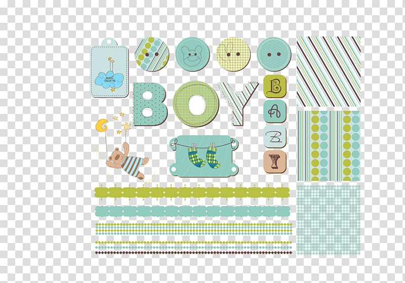 Scrapbooking , Cute child element material, transparent background PNG clipart