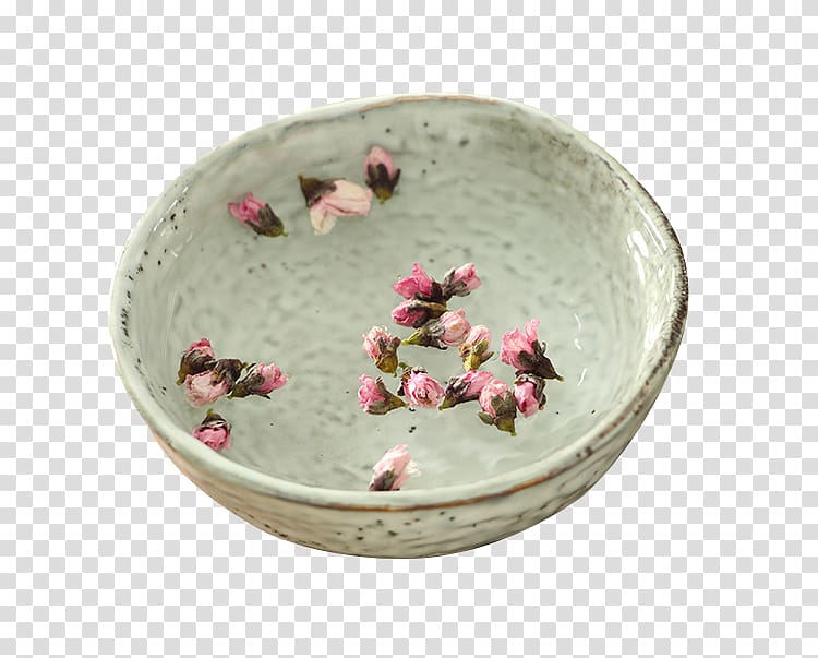 Herbal tea Bowl, Peach Tea transparent background PNG clipart