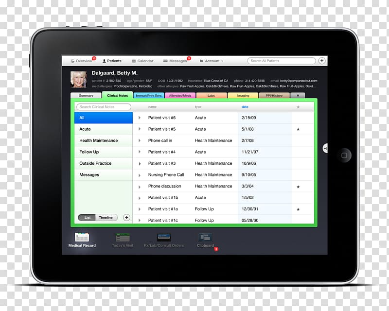 Computer program Electronic health record Healthcare Information and Management Systems Society Handheld Devices, ipad transparent background PNG clipart