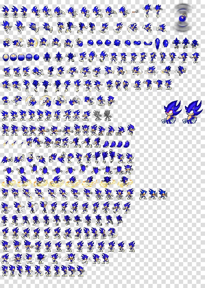 Chaos Emeralds Sonic Chaos Sprite Pixel art, sprite, blue, sonic