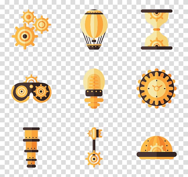 Steampunk Gear Computer Icons, science fiction transparent background PNG clipart