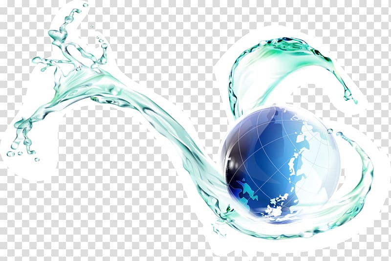 Water Drop Euclidean Illustration, Dynamic water transparent background PNG clipart