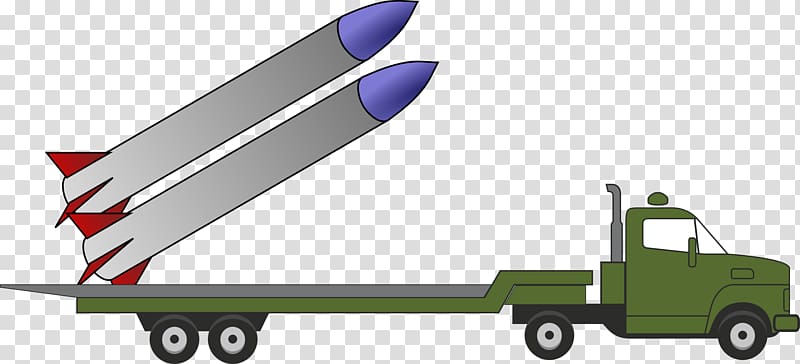 Pickup truck Military vehicle Missile, truck transparent background PNG clipart