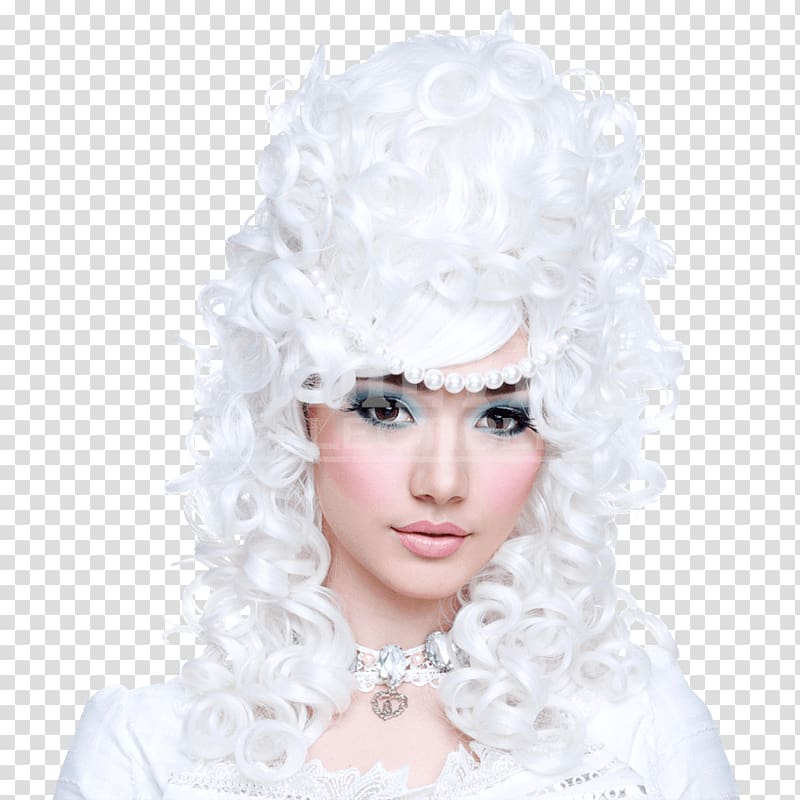 Marie Antoinette Wig Hairstyle Bangs, hair transparent background PNG clipart