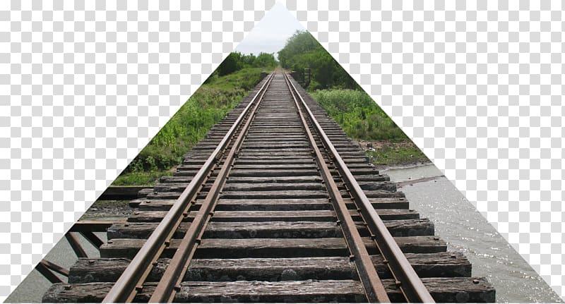 Train Track railroad Creosote, mar transparent background PNG clipart