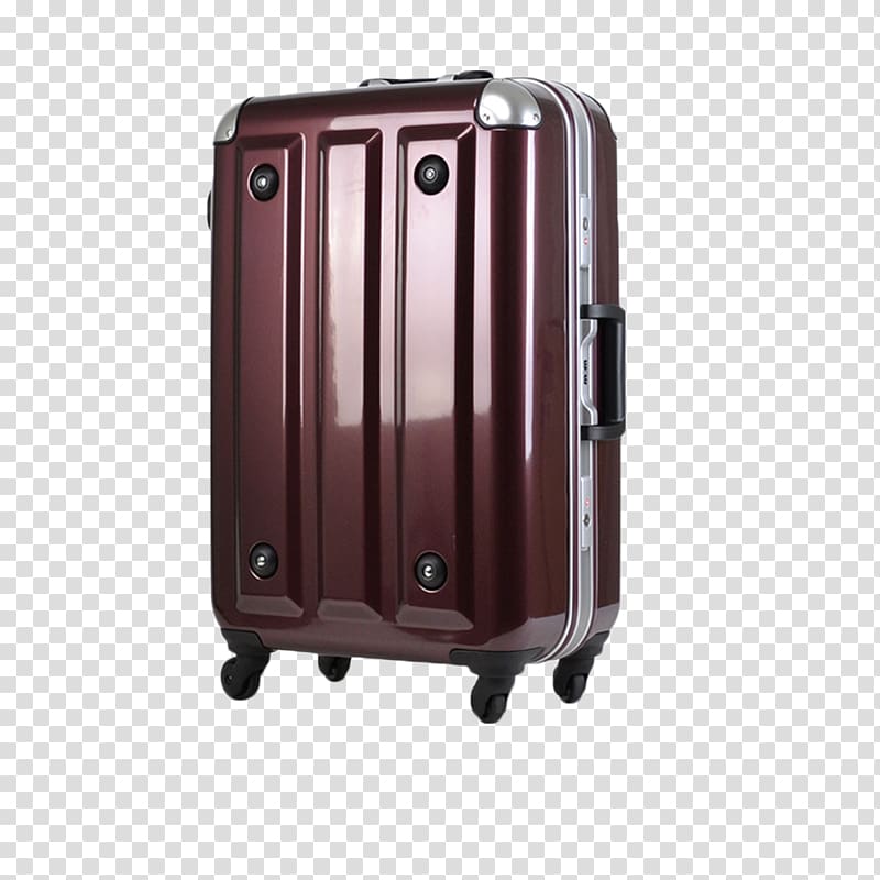 Baggage Car Hand luggage, Dark luggage transparent background PNG clipart