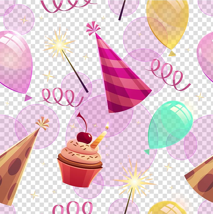 Birthday Euclidean , Creative birthday background material transparent background PNG clipart