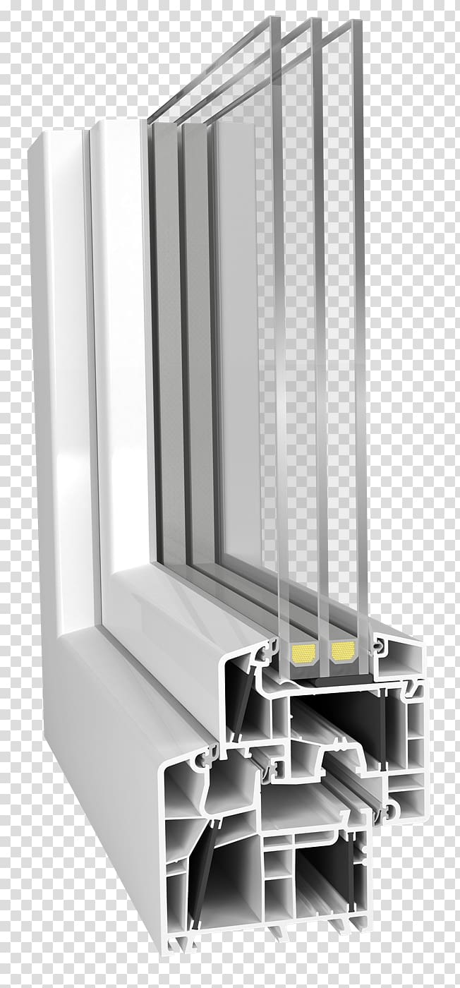 Window Polyvinyl chloride Plastic Thermal insulation Building, aluminium can transparent background PNG clipart