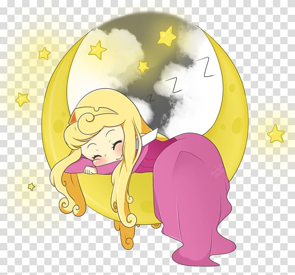 Drawing Digital art Digital media , sleeping Moon transparent background PNG clipart