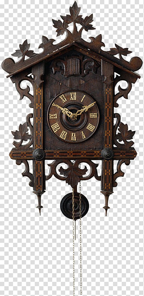 The Time Regulation Institute Cuckoo clock Antique Pendulum clock, Attractive classical bell transparent background PNG clipart