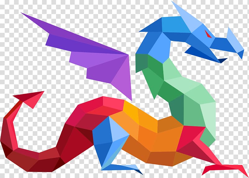 Logo Graphic design Dragon Designer, Colors collage dragon chart transparent background PNG clipart