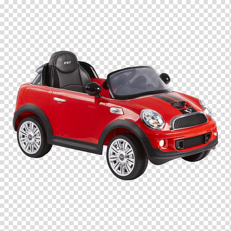 2016 MINI Cooper Mini Hatch Mini Clubman Car, Children red sports car transparent background PNG clipart