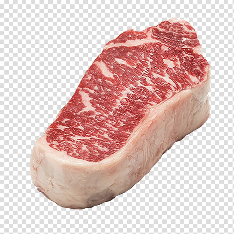 Sirloin steak Beefsteak Angus cattle, meat transparent background PNG clipart