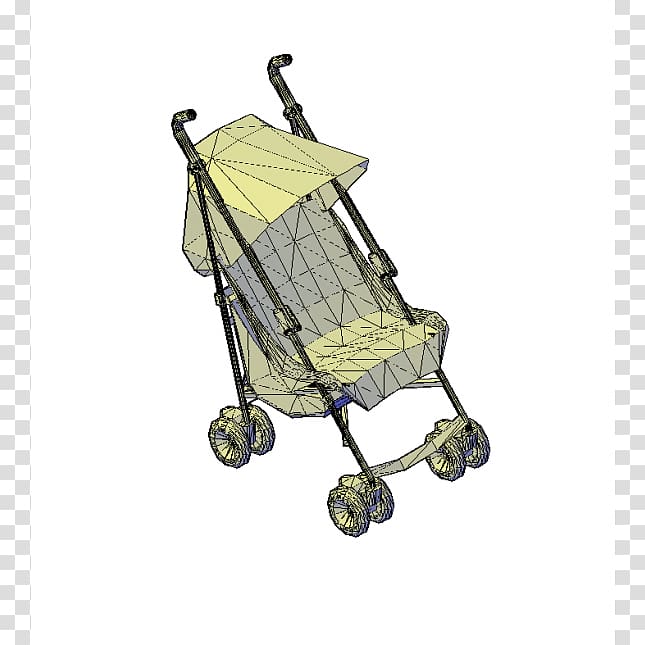 Baby Transport Computer-aided design .dwg AutoCAD 3D modeling, pram baby transparent background PNG clipart
