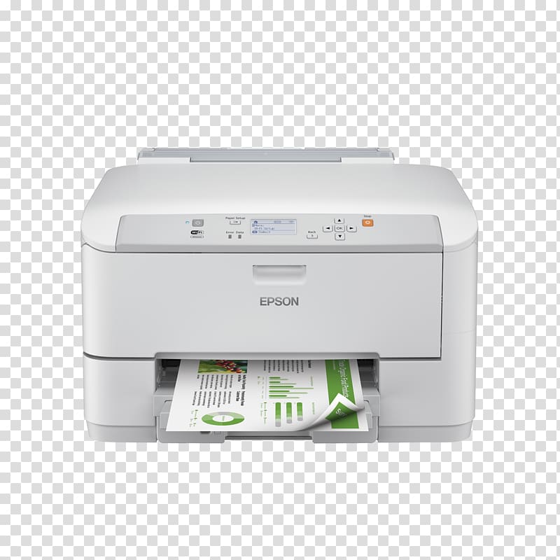 Inkjet printing Printer Epson WorkForce Pro WF-5110, printer transparent background PNG clipart