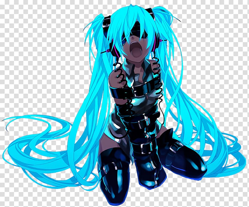 teal haired female character illustration, Hatsune Miku Anime Vocaloid Animation Rendering, hatsune miku transparent background PNG clipart