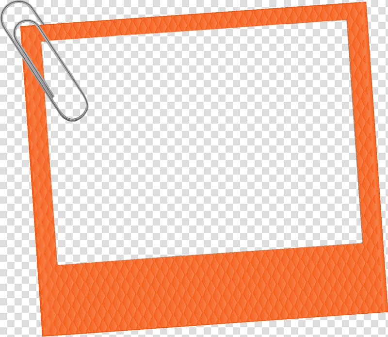 Frames Orange , orange frame transparent background PNG clipart