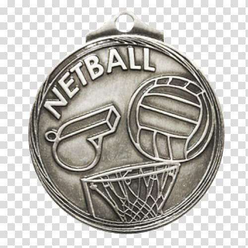 Medal Locket Charms & Pendants Silver Badge, netball transparent background PNG clipart
