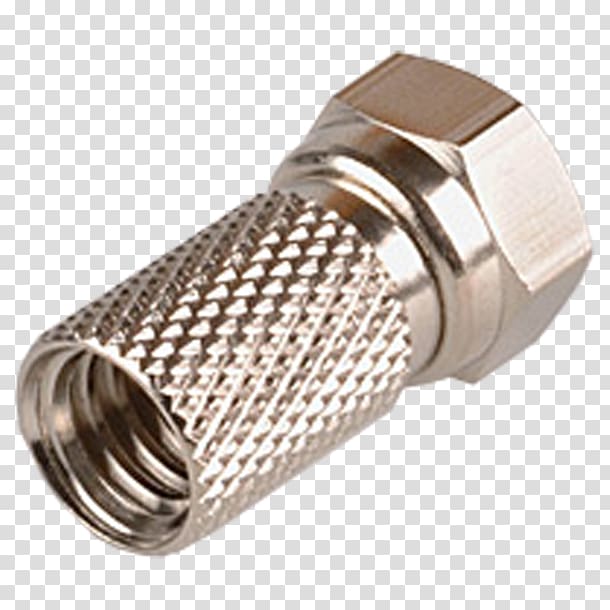 F connector Screw Electrical connector Crimp Coaxial cable, screw transparent background PNG clipart