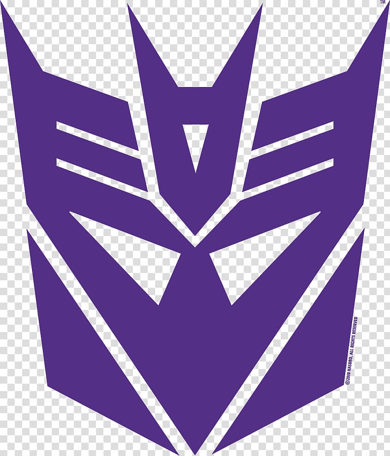 Transformers: The Game Decepticon Autobot Decal Logo, purple halo transparent background PNG clipart
