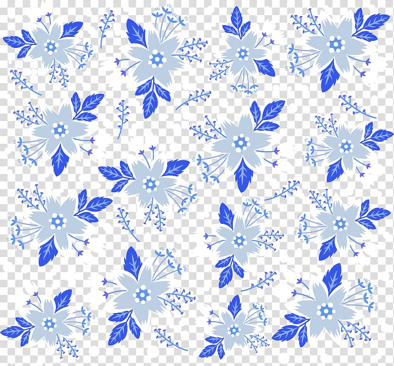 Blue Shading, Blue Dream six flower transparent background PNG clipart