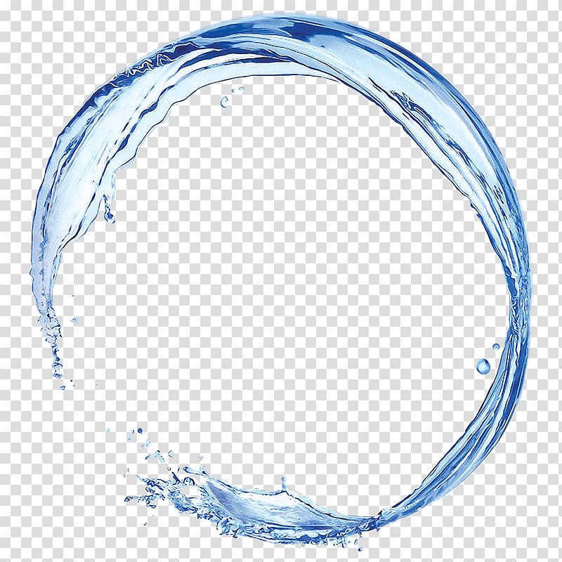 blue water ring transparent background PNG clipart