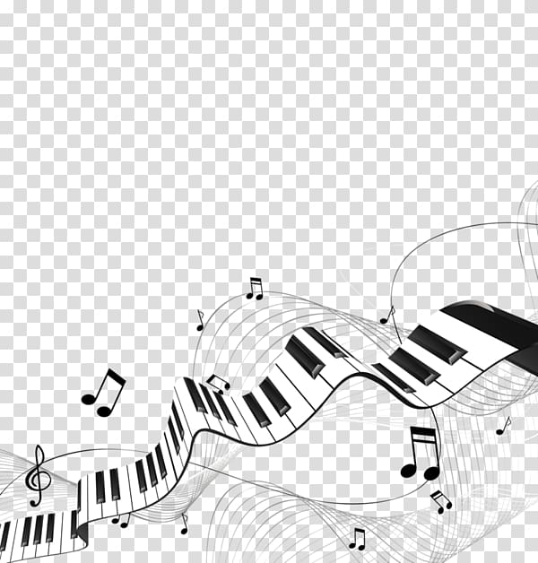 Musical keyboard Piano, piano business card transparent background PNG clipart