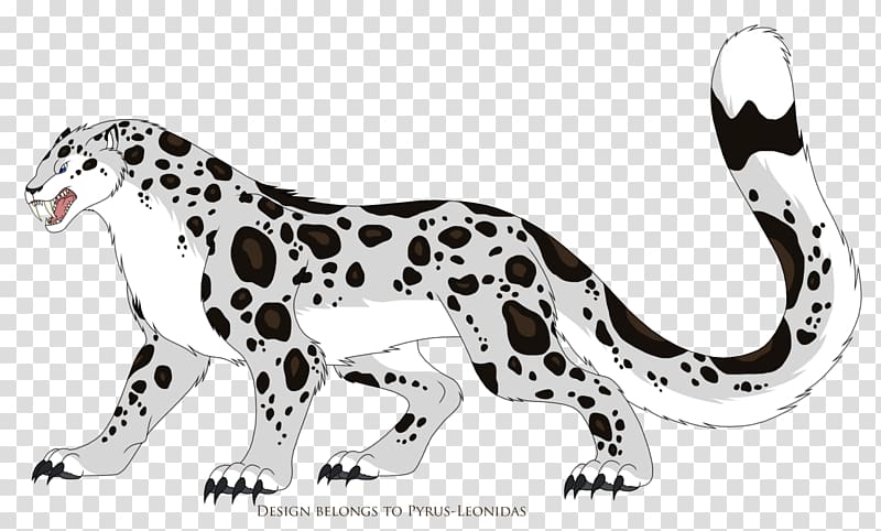 Snow leopard Felidae Jaguar Dalmatian dog, leopard transparent background PNG clipart