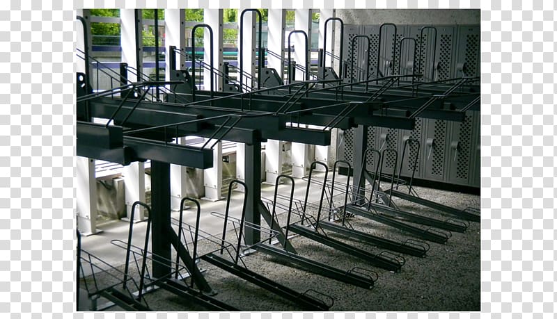 Bicycle parking rack Stacker Machine, urban parking transparent background PNG clipart