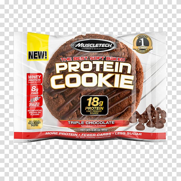MuscleTech Dietary supplement Chocolate chip cookie Biscuits, chocolate transparent background PNG clipart