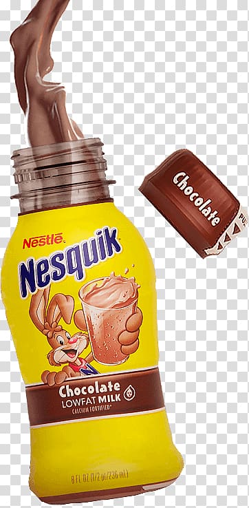 Chocolate milk Milkshake Nesquik, chocolate powder transparent background PNG clipart